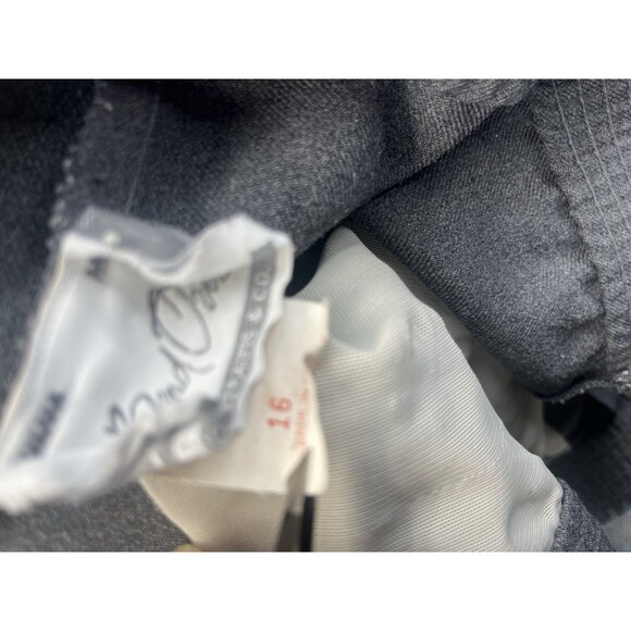 Levis Bend Over Pants Womens 16 Gray Pull On Elastic Waist USA Made Vintage - Picture 14 of 15